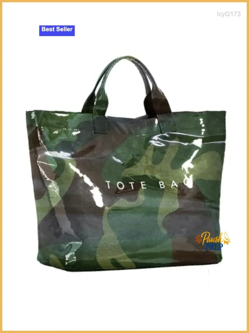 Large PVC Tote Bag with Letter Print, Clear Shopping Hobo Handbag for Travel